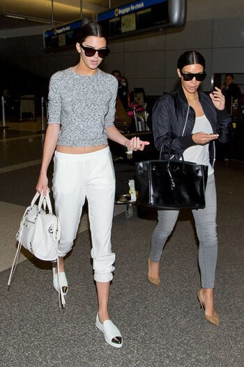 Kendall Jenner y Kim Kardashian