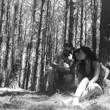 Nacho y Oriana Sabatini en