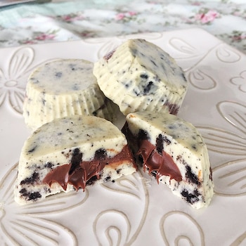 Bombones blancos Oreo y Nutella