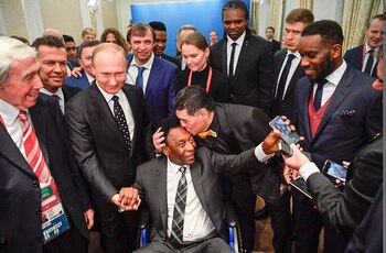 Maradona y un gesto de