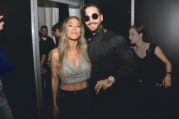 Con Jimena Barón que hizo