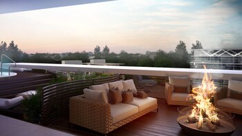 Living con fogón como espacio