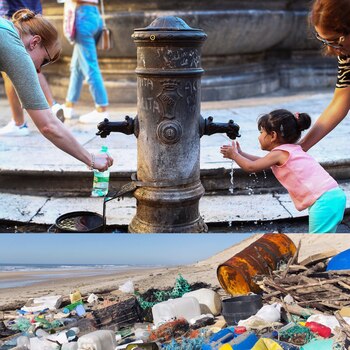 Los desechos plásticos plantean una
