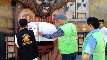 Protección Civil instaló sellos de