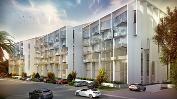 El lugar combina el verde