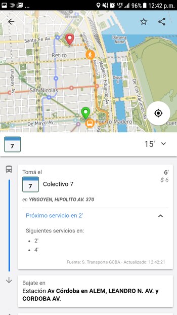 La información se actualiza en