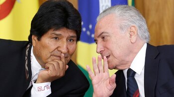 Morales conversa con Temer (Reuters)
