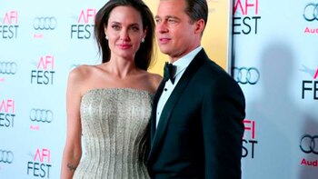 Angelina y Brad cuando todavía