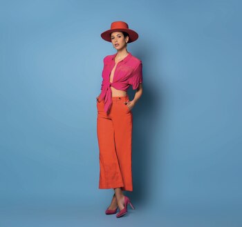 Camisa con detalles de encaje