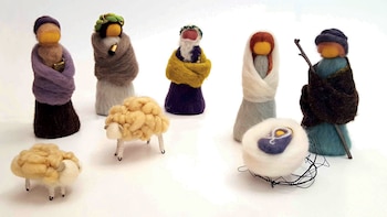 Representación del Pesebre hechos a