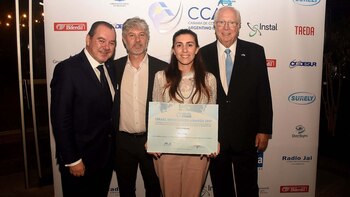 La licenciada Camila Petignat recibió