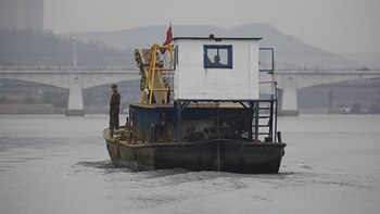 Uno de los barcos pesqueros