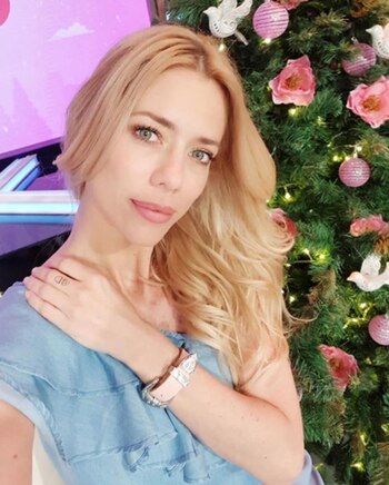 Nicole Neumann también compartió su arbolito a través de las redes