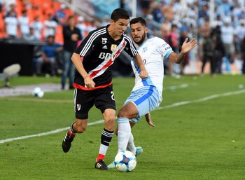 Nacho Fernández fue una de las figuras de River (Télam)