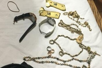 Joyas incautadas por la policía