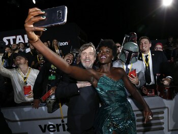 Mark Hamill y Lupita Nyong’o