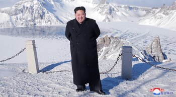 Kim se dirigió al Monte
