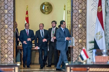El presidente Abdel Fattah al-Sisi