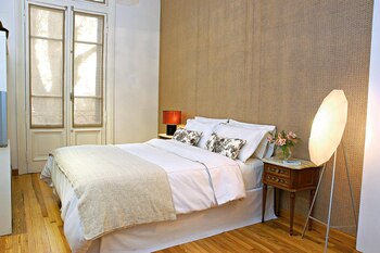 Pared en rafia beige