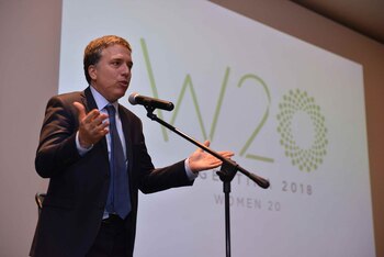 El ministro de Hacienda, Nicolás