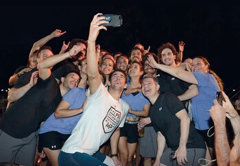 Selfie después de entrenar