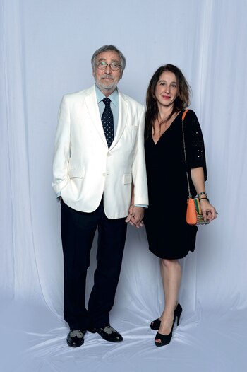 Luis Brandoni con su pareja, Saula Benavente, periodista, productora y directora de cine