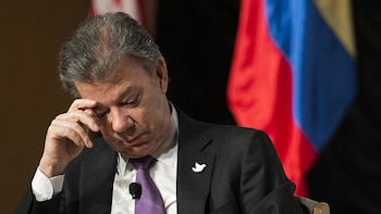 El presidente de Colombia, Juan