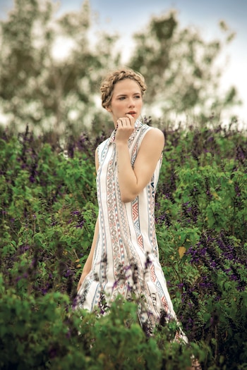 Vestido camisero sin mangas ($