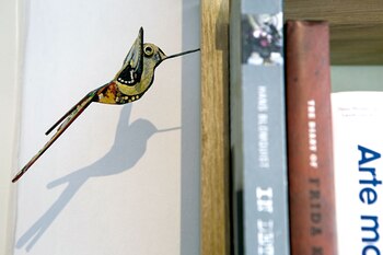 Un pájaro del reconocido artista