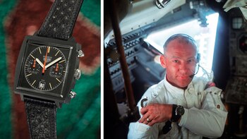 A la izquierda, TAG Heuer’s