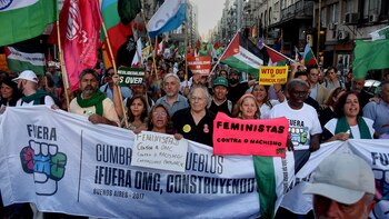 Hubo protestas en contra de