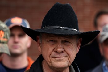 El candidato republicano Roy Moore