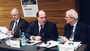 Antonio Ledezma y Julio Borges