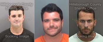 Los tres hombres acusados de