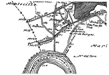 Detalle del plano correspondiente al