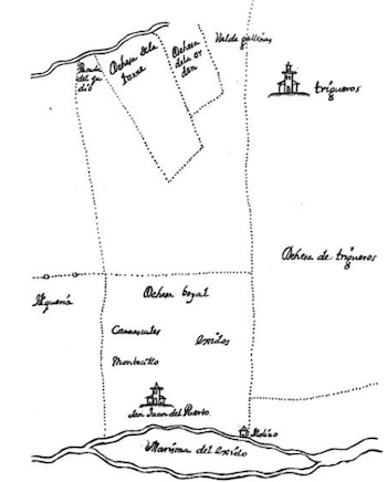 Detalle del término municipal de