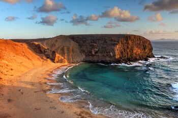 Papagayo Beach en Lanzarote, España