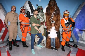 Felipe Colombo y su hija