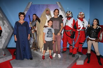 Matías Martín y su hijo