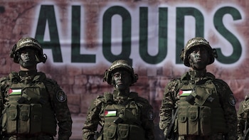 Tres militantes de Hamas con