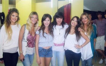 Cande, Lali y Mery con