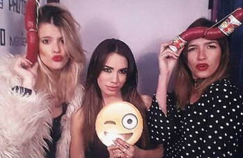 Cande, Lali y Mery muy