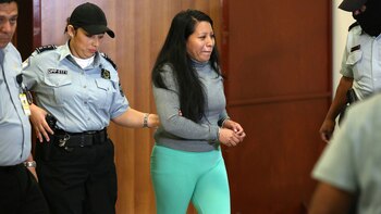 Teodora Vásquez, duranhte una audiencia