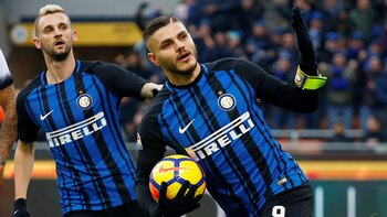 Icardi estuvo presente en tres