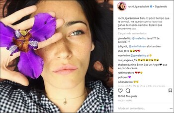 El posteo de Rochi en