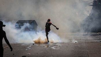 “Fútbol y gases lacrimógenos, la