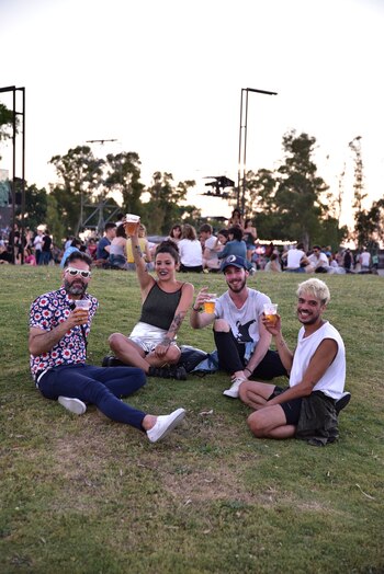 Desde temprano los fanáticos disfrutaron