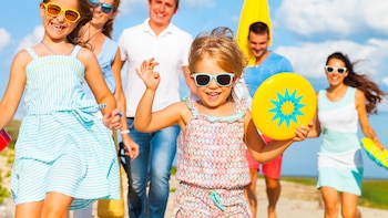 las vacaciones polifamiliares son ideales