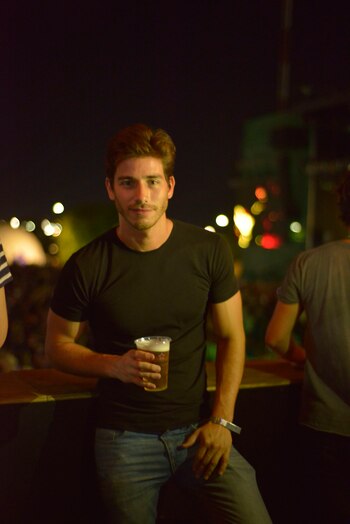 Vico D´Alessandro, disfrutando el show