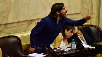 Nicolás del Caño fue otro de los diputados que cuestionó el accionar del oficialismo (Amilcar Orfali)